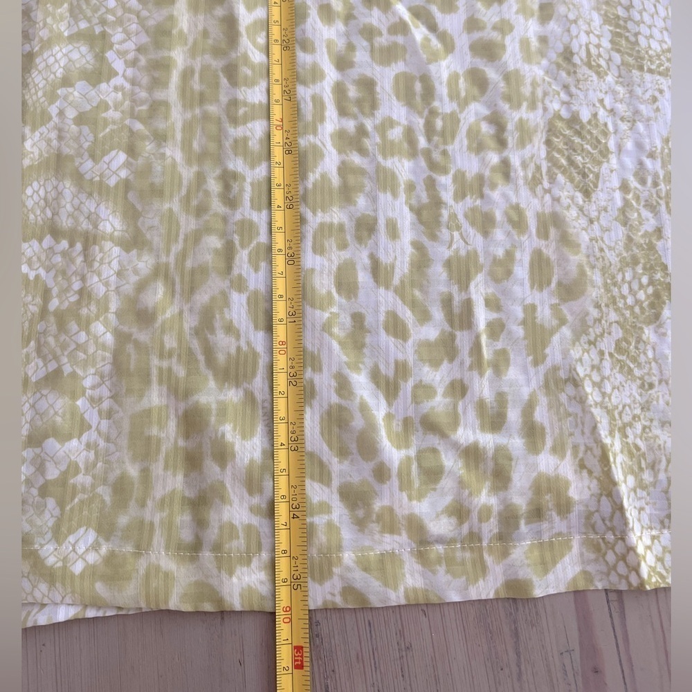 ALLSAINTS Clara Noche Pleated Midi Skirt in Lime Green - Picture 12 of 15